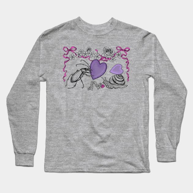 A Garden Party Valentine Long Sleeve T-Shirt by mernstw